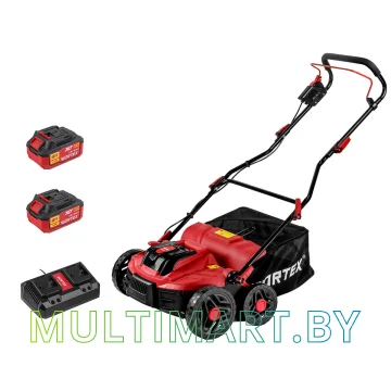 Скарификатор-аэратор Wortex CAE 3736 ALL1 XLT SET 1334877 (с 2-мя АКБ)